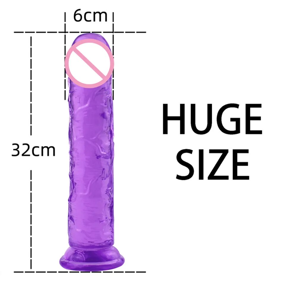 Datecapades Realistic Purple Dildo.