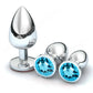 Datecapades Stainless Steel Butt Plug with Jewel