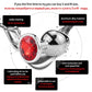 Datecapades Stainless Steel Butt Plug with Jewel