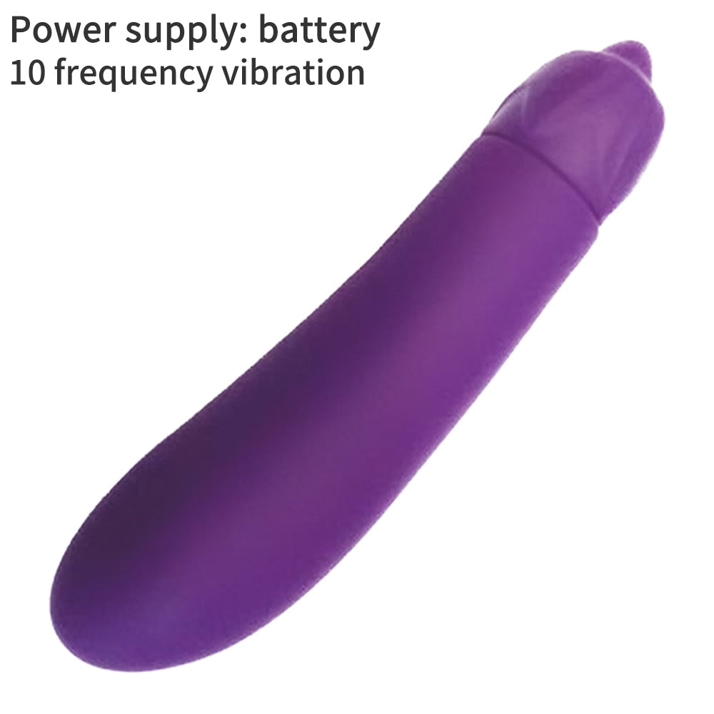 Datecapades Eggplant Vibrator with 10 Vibration Modes.