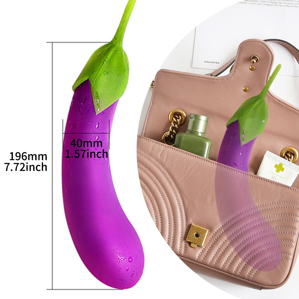 Datecapades Eggplant Vibrator with 10 Vibration Modes.