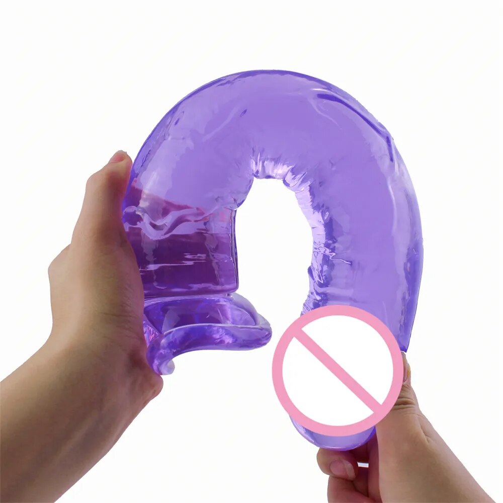 Datecapades Realistic Purple Dildo.