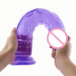 Datecapades Realistic Purple Dildo.