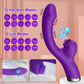 Datecapades 2 In 1 Vibrator with G-Spot and Clitoris Stimulator has 10 Vibration Modes and 10 Licking Modes. 