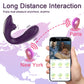 Datecapades "Got me in a Headlock" Powerful Bluetooth APP Vibrator with Tongue Licking Clitoris Stimulator is Good for Long Distance Interactions.