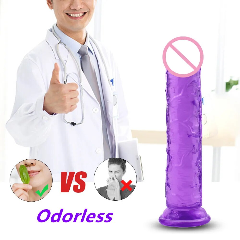 Datecapades Realistic Purple Dildo.