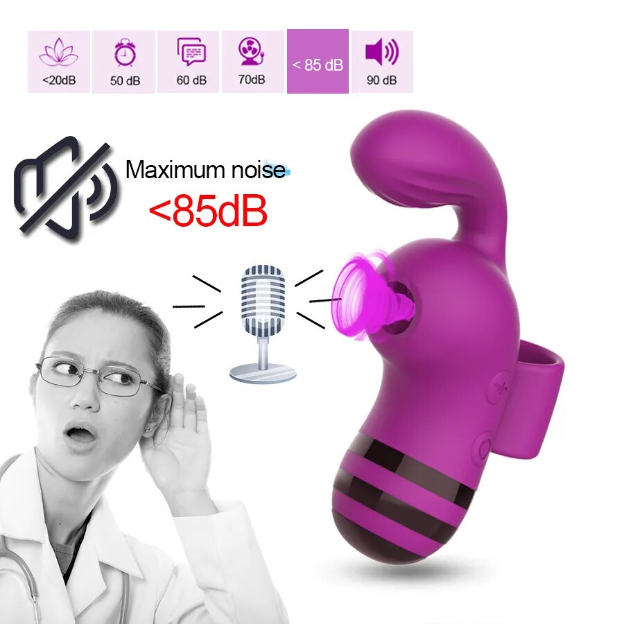 Datecapades Little Bee Clitoris and G-spot Vibrator with Finger Cover