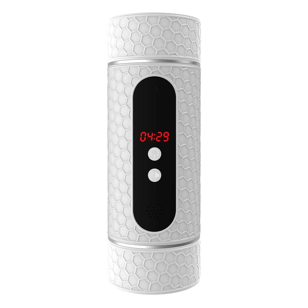 Adult Men Toy. Datecapades Automatic Male Masturbator w/ Moaning Noises in White.