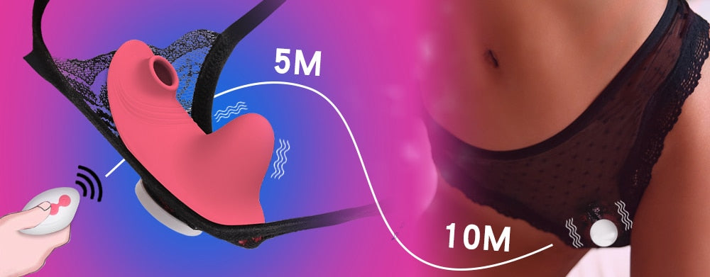 Datecapades "Viral" Clitoris Sucking Vibrating Panties with Remote Control