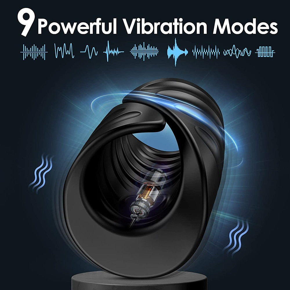 Datecapades "Hold Daddy" Penis Bluetooth Vibrator has 9 Powerful Vibration Modes.