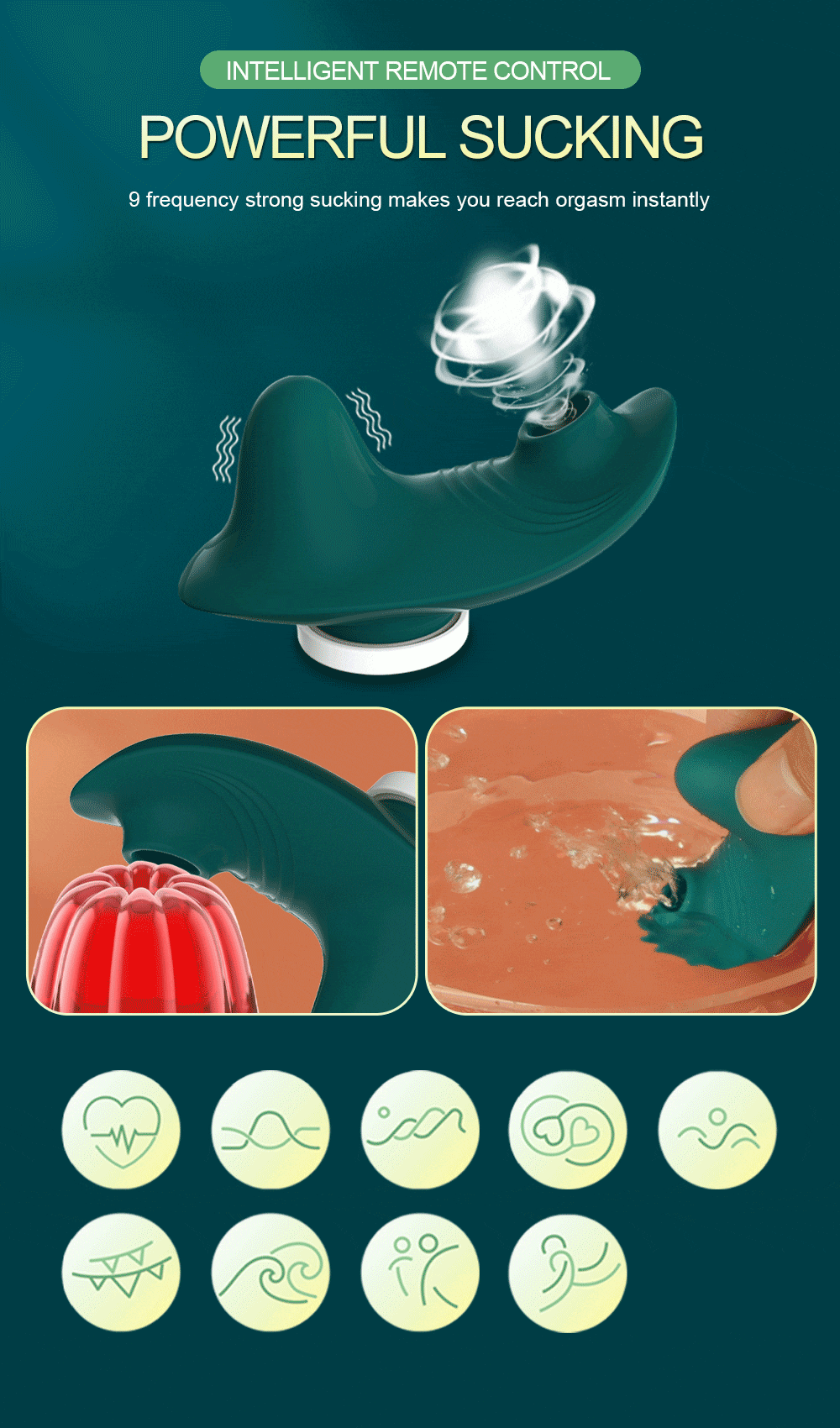 Datecapades "Watch Me Cum" Bluetooth Clitoris Sucking Vibrator with APP Remote Control